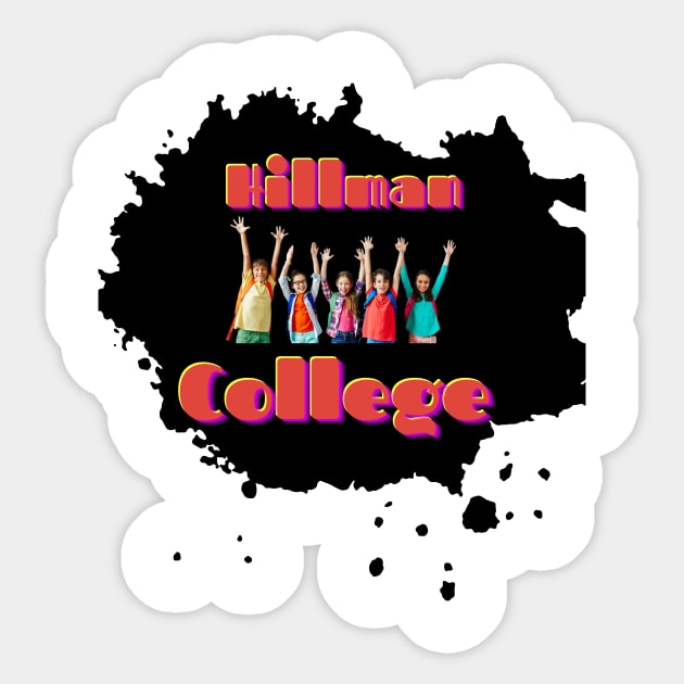 hillman college tchirt Sticker by Mcvipa⭐⭐⭐⭐⭐